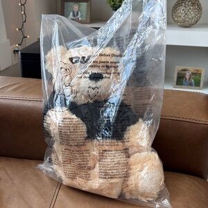 BMW Tan and Black Stuffed Bear